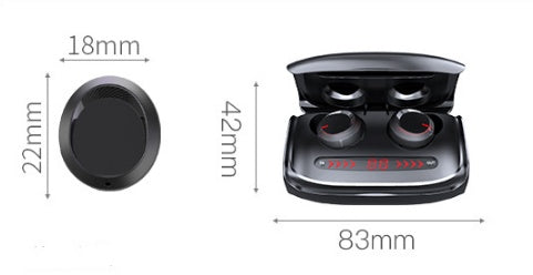 Wireless Bluetooth 5.0 Earbuds Headset for Music Calls
